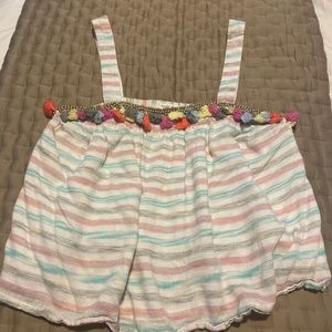 Multi color crop tank